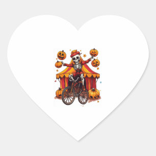 Juggling Bones � Hilarious Circus Skull Heart Sticker