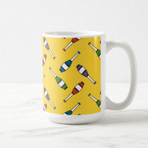 Juggling Club Toss Yellow Coffee Mug