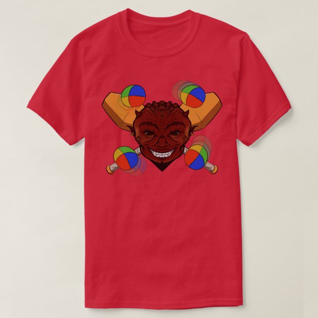 Juggling Devil no caption T-Shirt (Design Front)