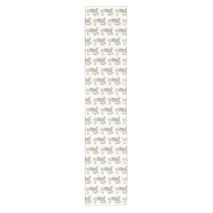 Juggling Easter Bunny Short Table Runner