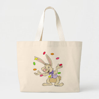 Juggling Jelly Beans Large Tote Bag