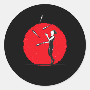 Juggling Juggle Artist Juggler Classic Round Sticker