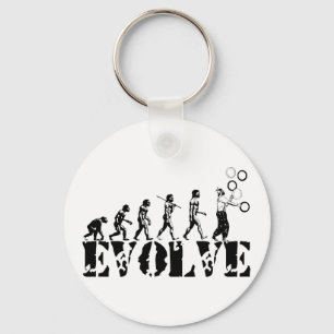 Juggling Juggler Juggle Evolution Sports Art Key Ring