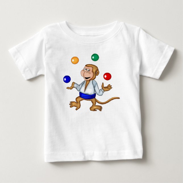 Juggling Monkey T-shirts (Front)
