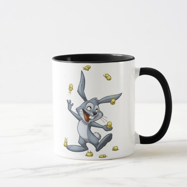 Juggling Rabbit Mug (Right)