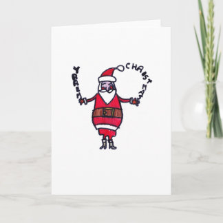 Juggling Santa - By Antoine Holiday Card