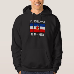 Jugoslavija Flag  Socialist Federal Republic Of Yu Hoodie