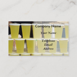 Juice and Drink Vendor Business Card