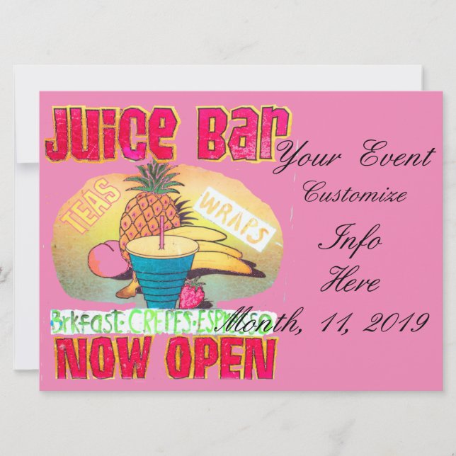 Juice Bar Sign Thunder_Cove (Front)