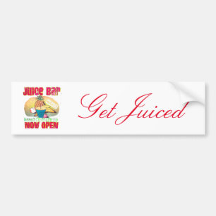 Juice Bar Sign Thunder_Cove Bumper Sticker