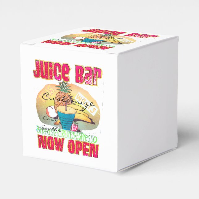 Juice Bar Sign Thunder_Cove Favour Box (Front Side)
