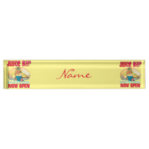 Juice Bar Sign Thunder_Cove Nameplate
