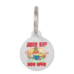 Juice Bar Sign Thunder_Cove Pet Tag