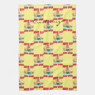 Juice Bar Sign Thunder_Cove Tea Towel