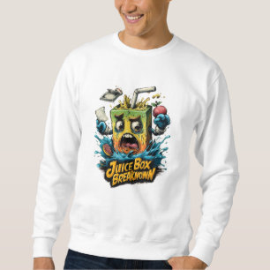 Juice Box Breakdown – Funny Cartoon Juice Box Stre Sweatshirt