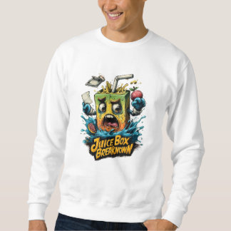 Juice Box Breakdown – Funny Cartoon Juice Box Stre Sweatshirt