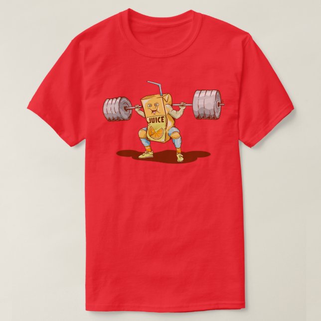 Juice box gym steriods T-Shirt (Design Front)