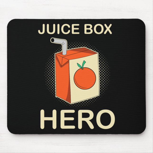 Juice Box Hero Diabetes Awareness Month  Mouse Mat (Front)