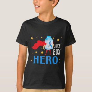 Juice Box Hero Type 1 T1d Diabetes Diabetic Awaren T-Shirt