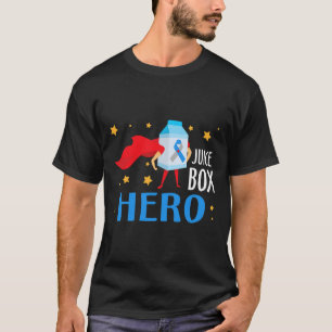 Juice Box Hero Type 1 T1D Diabetes Diabetic Awaren T-Shirt