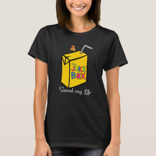 Juice Box Saved My Life Type 1 Diabetes T-Shirt