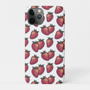 Juice Fruit Summer Red Strawberry Pattern Case-Mate iPhone Case