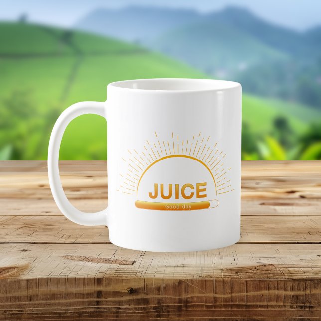 Juice Good Day Orange Yellow Mug (Creator Uploaded)