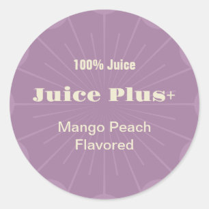 Juice Labels, Food Labels, Lotion Labels, Classic Round Sticker