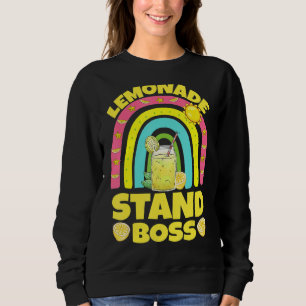 Juice Lemonade Stand Boss For Boys Girls Kids Men Sweatshirt