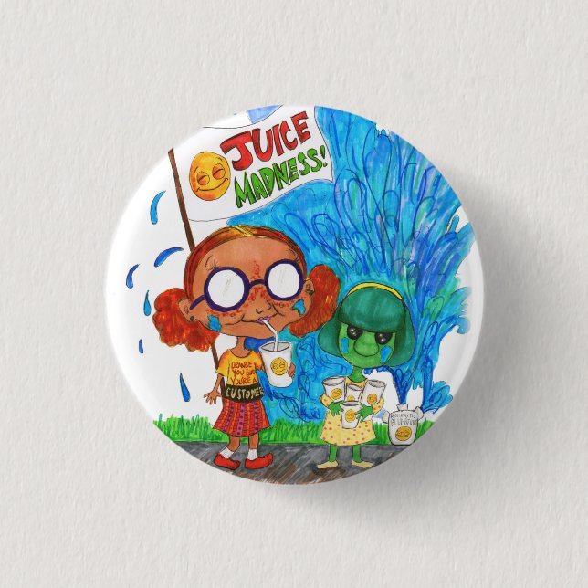 Juice Madness 3 Cm Round Badge (Front)