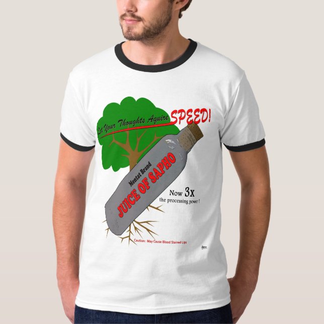 Juice Of Sapho Ad T-Shirts (Front)