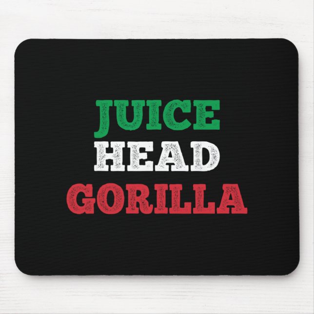 Juicehead Gorilla New Jersey Garden Nj Shore Itali Mouse Mat (Front)