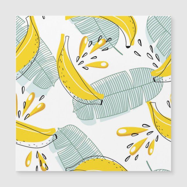 Juicy Bananas Bright Vintage Pattern (Front)