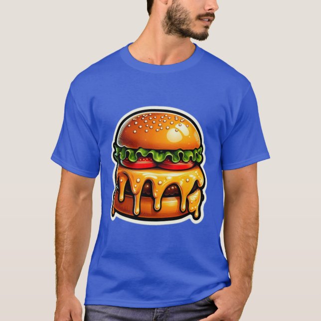 JUICY CHEESEBURGER 10 T-Shirt (Front)