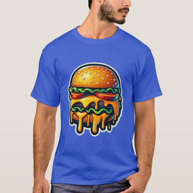 JUICY CHEESEBURGER T-Shirt (Front)