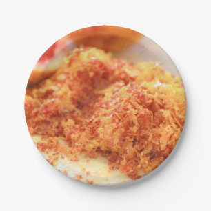Juicy Citrus Blood Oranges and Zest Paper Plate
