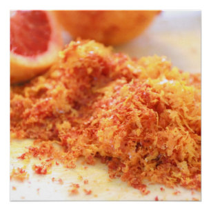 Juicy Citrus Blood Oranges and Zest Poster