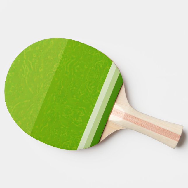 Juicy Citrus Lime Fruit Slice Colours Ping Pong Paddle (Side)