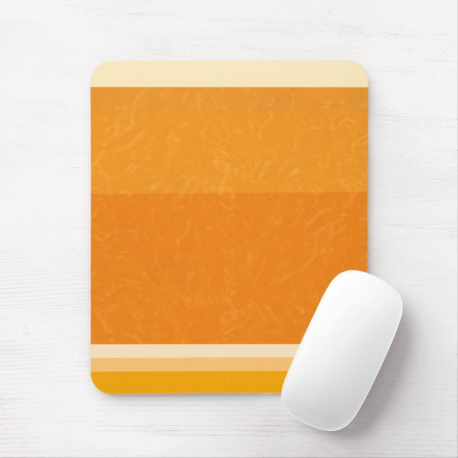 Juicy Citrus Orange Fruit Slice Colours Mouse Mat (With Mouse)