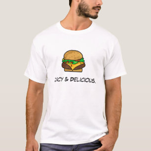 Juicy & Delicious Cheeseburger T-Shirt
