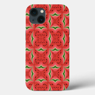 Juicy Delicious Ripe Watermelon With Seeds Design iPhone 13 Case