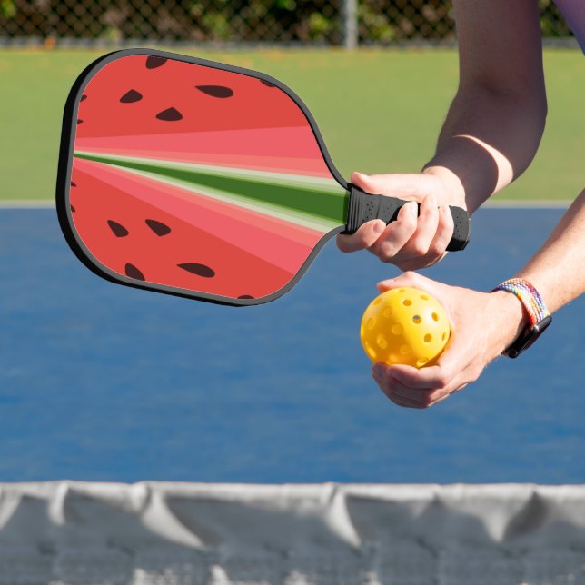 Juicy Delicious Ripe Watermelon With Seeds Design Pickleball Paddle (Insitu)