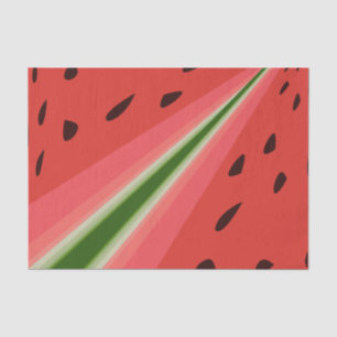 Juicy Delicious Ripe Watermelon With Seeds Design Tissue Paper