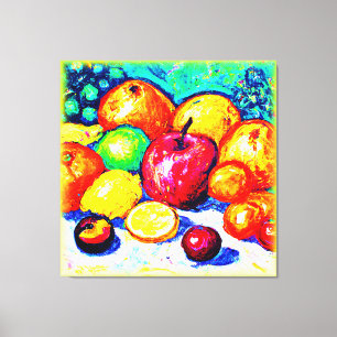 Juicy Delights Fruits. Buy Now Canvas Print