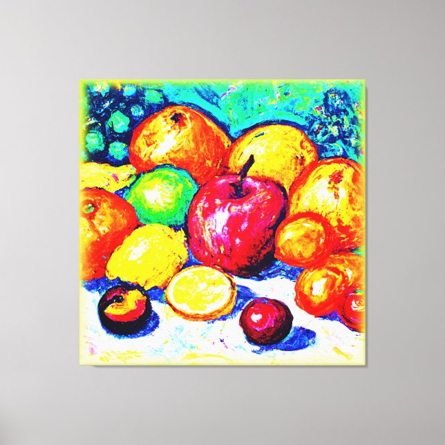 Juicy Delights Fruits. Buy Now Canvas Print (Front)