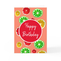 Juicy Fruit citrus fruit pattern