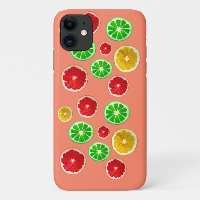 Juicy fruit colourful fruity pattern Case-Mate iPhone case (Back)