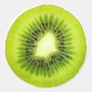 Juicy Fruit - Kiwifruit Classic Round Sticker