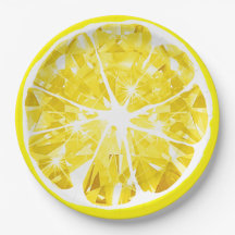 Juicy Gem Lemon Slice Citrus Fruit Party Patio