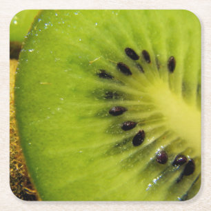 Juicy Green Fruity Kiwi Coaster